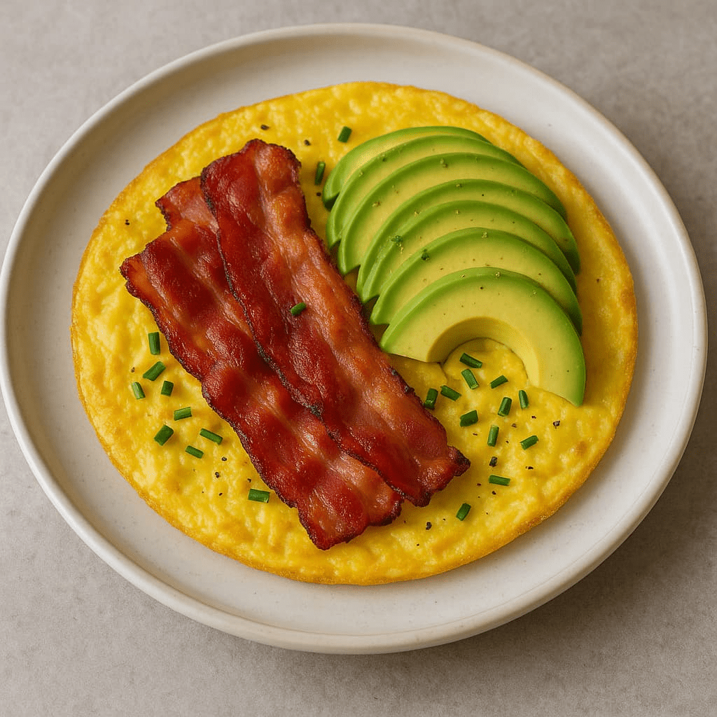 Keto omelet sund morgenmad til vægttab